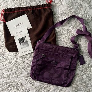 COACH Purple Crossbody Bag